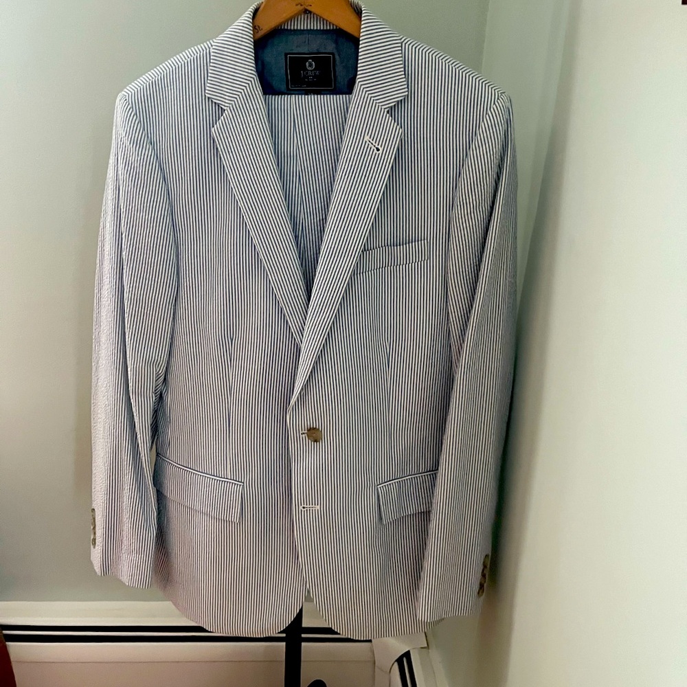 J. Crew Seersucker Suit
